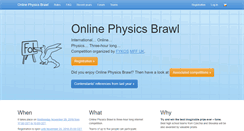 Desktop Screenshot of physicsbrawl.org