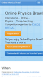 Mobile Screenshot of physicsbrawl.org